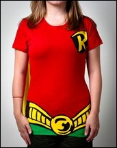 Robin caped t-shirt front