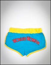 Wonder Woman booty shorts back
