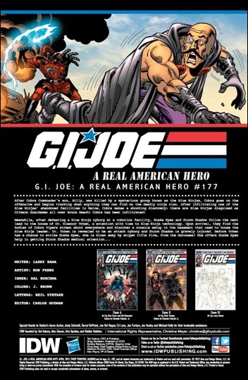 G.I. Joe: A Real American Hero #177 pg 1