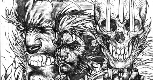 Wolverine # 310 Cover Variant Platt Sketch