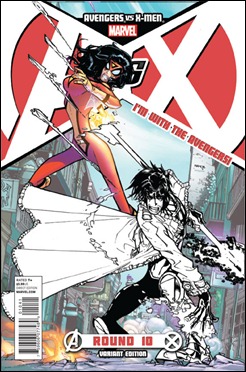 Avengers vs X-Men # 10 Cover Variant Avengers