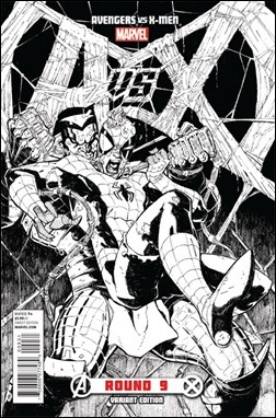 Avengers vs X-Men #9 Stegman Sketch Variant cover