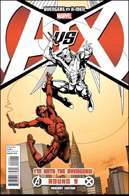 Avengers vs X-Men #9 Team Avengers Variant cover