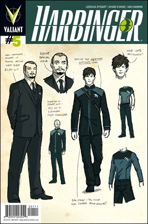Harbinger #5 Design Cover