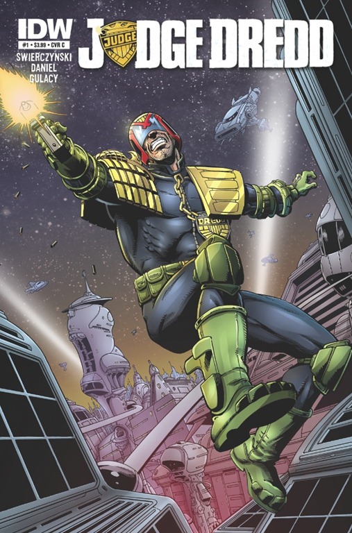 IDW COMICS COVER A JUDGE DREDD #7 DUANE SWIERCZYNSKI ONGOING
