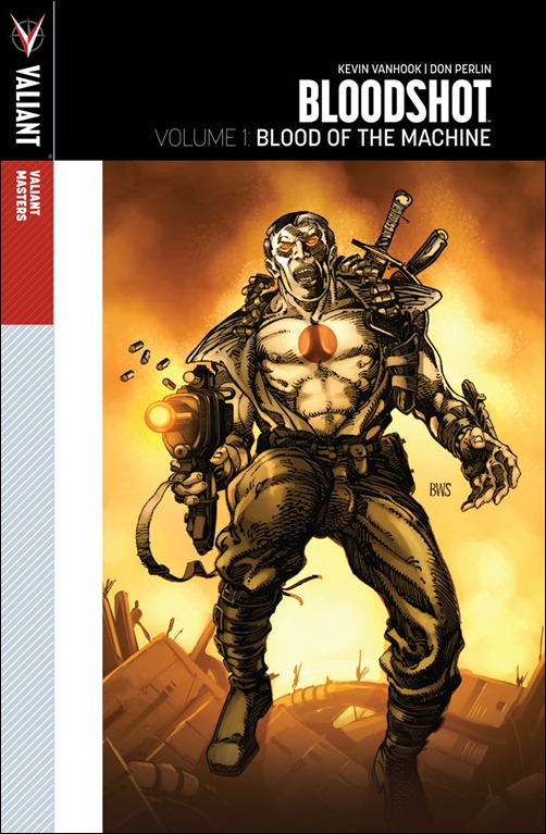 Valiant Masters: Bloodshot Vol. 1 HC - Blood of the Machine Cover
