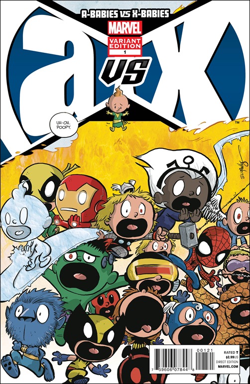 A-Babies vs. X-Babies #1 Cover - Eliopoulos Variant