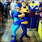 Blue Beetle & Booster Gold - Female style