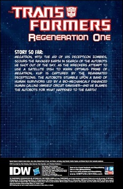 Transformers: Regeneration One #83 Preview 1