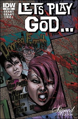 Let's Play God #1 Signed Cover