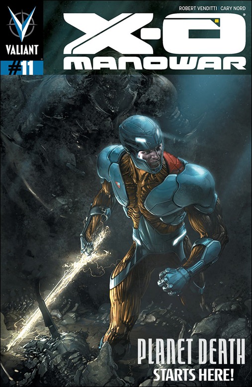 X-O Manowar #11 Cover - Crain