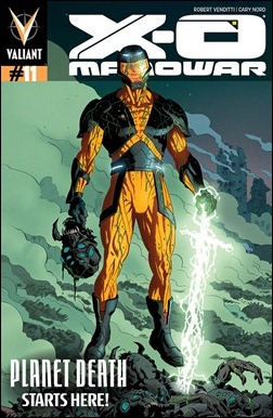 X-O Manowar #11 Cover - Rivera Variant