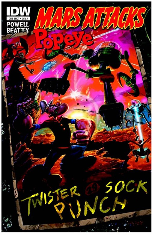 Mars Attacks Popeye Cover