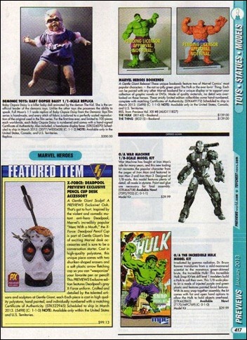 January 2013 Previews