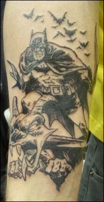 Cameron Stewart Batman tattoo