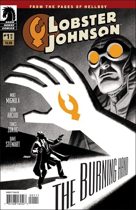 Lobster Johnson: The Burning Hand #1 cover