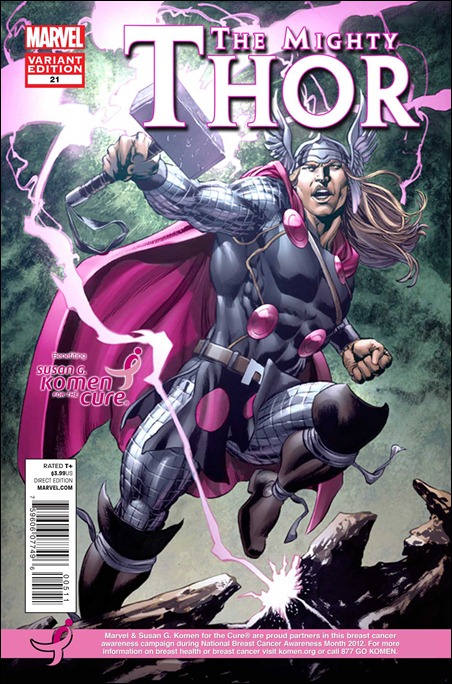 Komen Mighty Thor #21 Cover