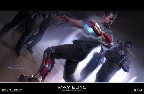 "Iron Man 3Ó..ÒIn Iron Man 3, Tony Stark suffers his most devastating attack, and must rely on his greatest assets, his ingenuity and instincts.Ó..Artist: Ryan Meinerding..TM & © 2012 Marvel & Subs. All rights reserved. www.marvel.com www.ironmanmovie3.com