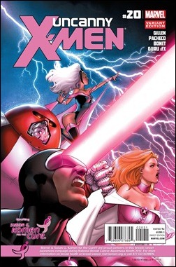 UNCANNY X-MEN #20 KOMEN VARIANT  by David Marquez & Chris Sotomayor
