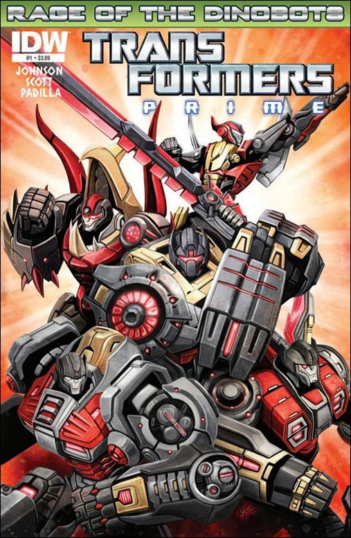 Transformers: Prime - Rage of the Dinobots #1 Cover