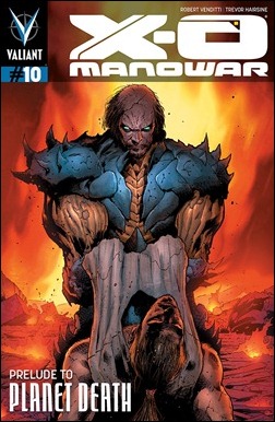 X-O Manowar #10 Cover - Hairsine