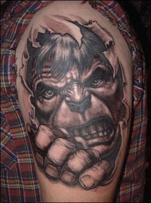 Cool Comic Book Tattoos